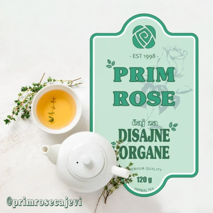 Prim Rose čaj za disajne organe 120g